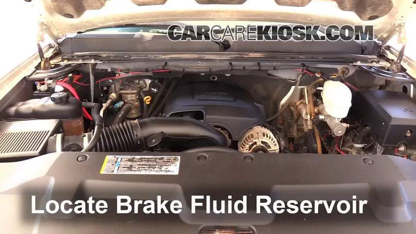 2008 Chevrolet Silverado 2500 HD LT 6.0L V8 Crew Cab Pickup (4 Door) Brake Fluid Add Fluid